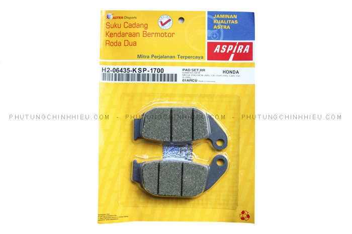 Bố đĩa ASPIRA Winner sau