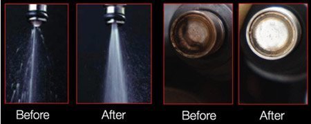 Trước và sau khi vệ sinh phun xăng điện tử bằng máy 3M-FIC